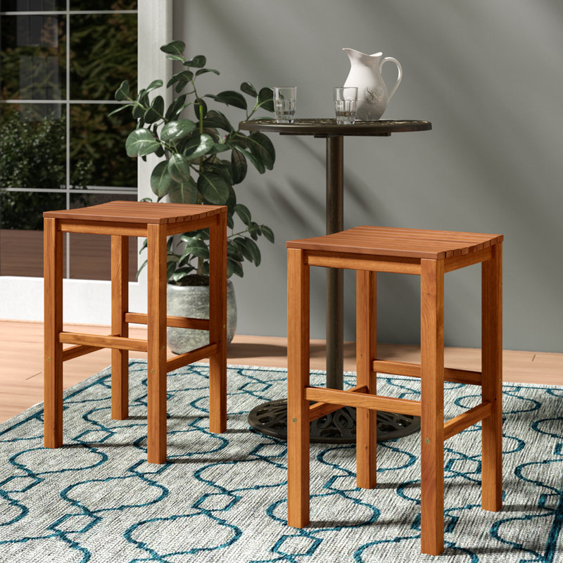 Three Posts Cadsden 30" Patio Bar Stool & Reviews Wayfair